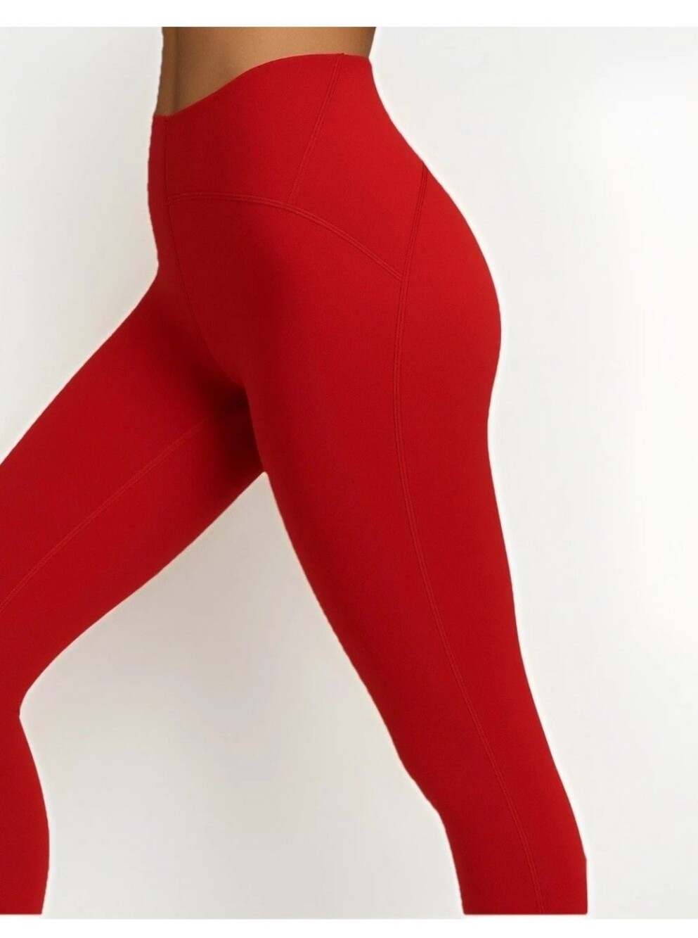 Lululemon W5DWPS Women's Instill HR Tight 25" Ankle Crop Dark Red 12 - Picture 5 of 15